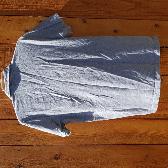 Old Navy Gray Short Sleeve Polo Medium - Picture 4 of 5